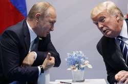 Путін і Трамп на зустрічі G20 в Гамбурзі в липні 2017 року