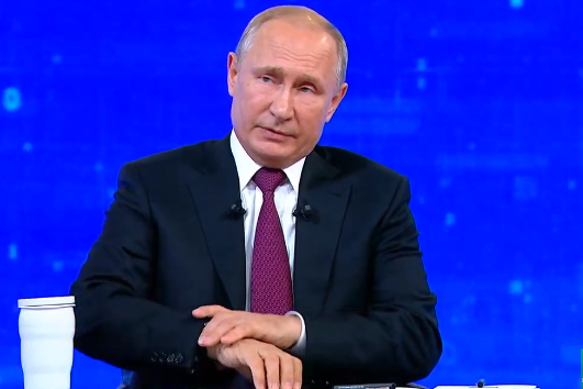 Путін назвав президентство Зеленського трагедією