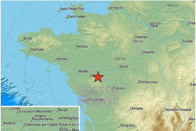 На заході Франції стався землетрус 