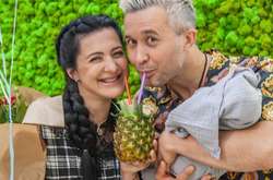 Чета Бабкиных с новорожденным сыном