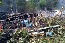 На Полтавщині згорів літак Ан-2 після аварійної посадки
