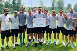 Футболісти «Ворскли» підтримали патріотичну акцію грузинських футболістів