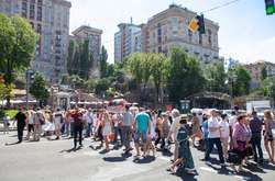 Кличко вийшов до ошуканих інвесторів Войцеховського, які перекрили Хрещатик (фото)