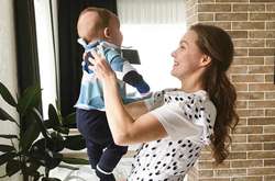 Алена Шоптенко с сыном