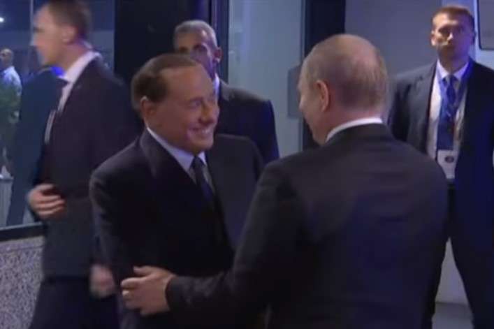 Берлусконі провів приватну зустріч з Путіним