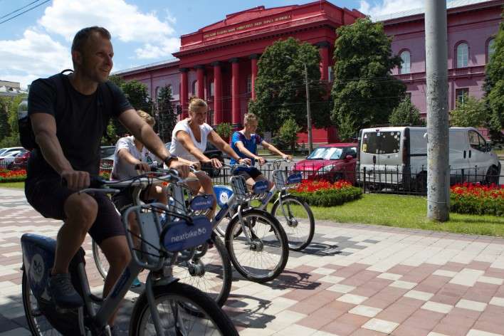 Кличко: Мережа громадського прокату велосипедів у столиці стає більш розгалуженою