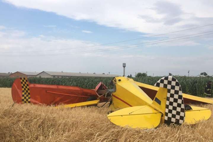 На Полтавщині розбився легкомоторний літак