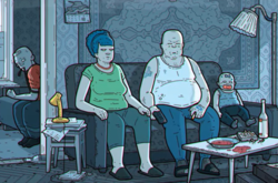 Домашнее насилие, наркотики и полиция: аниматор показал российский вариант «Симпсонов»