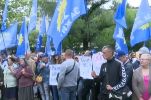 Шуфрич та Рабинович проводять мітинг на підтримку NewsOne