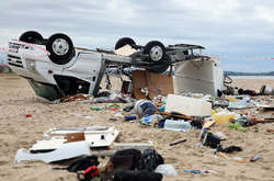 Последствия шторма в Греции