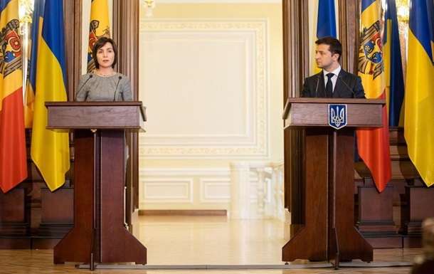 <span>Майя Санду і Володимир Зеленський</span> - Зеленський зустрівся з новою прем'єркою Молдови