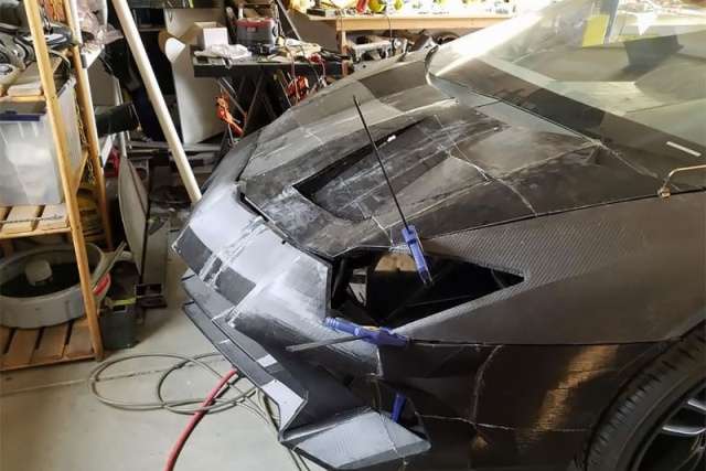 Как выглядит Lamborghini Aventador, распечатанный на 3D-принтере. Фотогалерея