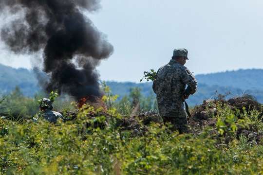 Сьогодні ворог уже п’ять разів обстріляв позиції українських військових на Донбасі