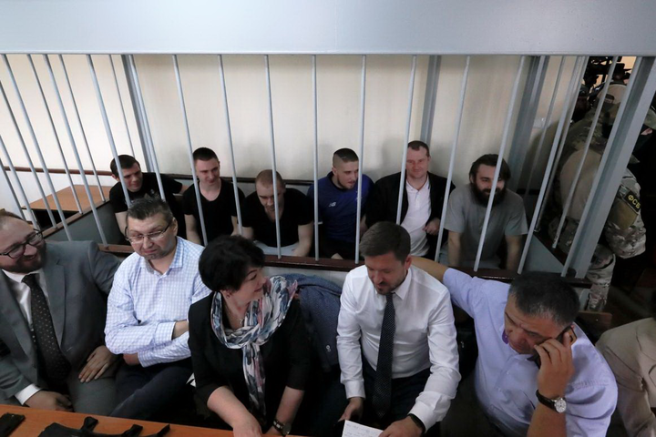 У Москві розпочався суд над українськими моряками (відео)