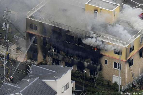 Пожежа в анімаційній студії в Японії: кількість загиблих зросла до 24