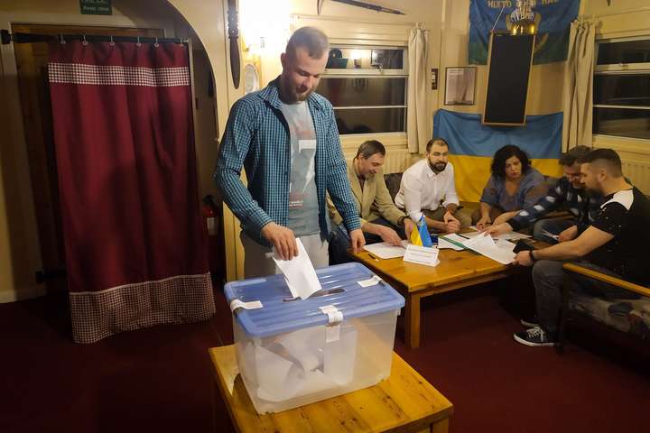 Голосование в баре, вместо урны - бокс для еды: на самом отдаленном от Украины участке закончились выборы