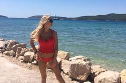 Ирина Федишин отдыхает на самом красивом пляже Европы