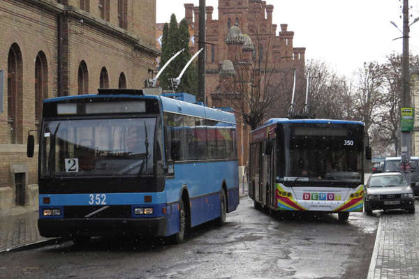 В Черновцах масштабное обесточивание остановило все троллейбусы