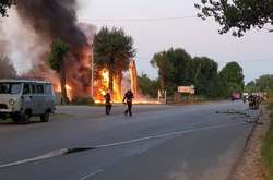 Пожежа на АЗС у с. Крюківщина