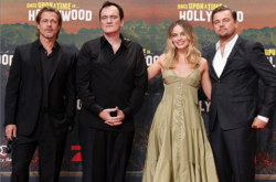 Как выглядели Брэд Питт, Марго Робби и Леонардо ДиКаприо на премьере «Однажды в Голливуде»