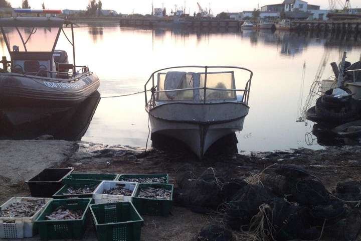 На Херсонщині водна поліція виявила незаконний вилов риби на 2 млн грн