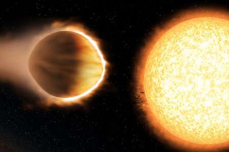 У NASA знайшли планету, з якої випаровується залізо