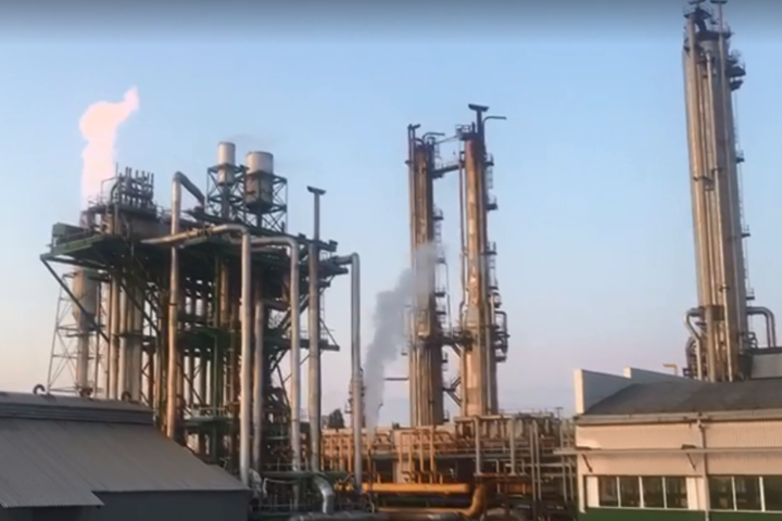 Одесский припортовый завод возобновил работу после годового простоя (видео)