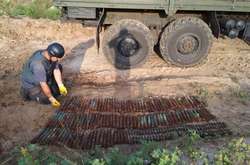 На приусадебном участке в Харьковской области обнаружены 200 артиллерийских снарядов