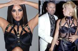 Ким Кардашьян примерила легендарный бдсм-наряд Джанни Версаче