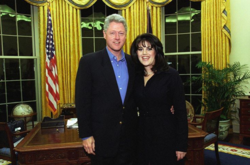 Билл Клинтон и Моника Левински