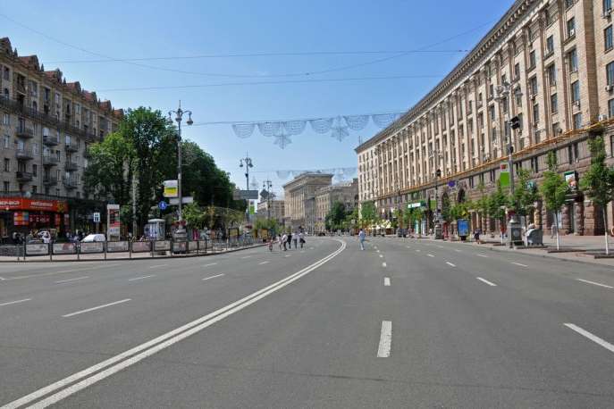 Главную улицу Киева перекроют почти на два дня