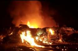  Уламки винищувача Су-30 в Індії / Фото: ANI 