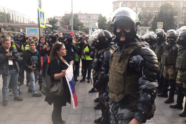 Кількість затриманих на акціях протесту в РФ перевалила за 300