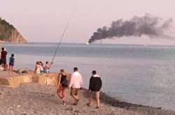  Судно загорілося на відстані 1,5 км від берегової лінії 