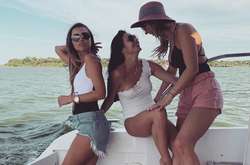 Жены Коноплянки, Ротаня и Матеуса оголились на яхте: эффектные кадры