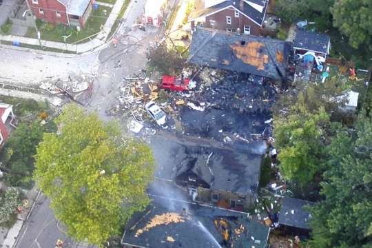 У Канаді вибух газу зруйнував будинки, сотні евакуйованих