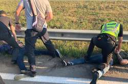 Поліція Київщини затримала групу іноземців за зухвалий напад на підприємця (фото)