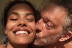  Тина Кунаки и Венсан Кассель 
 instagram.com/tinakunakey/ 