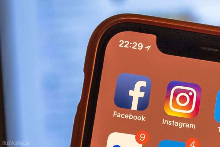 У роботі Instagram і Facebook стався збій