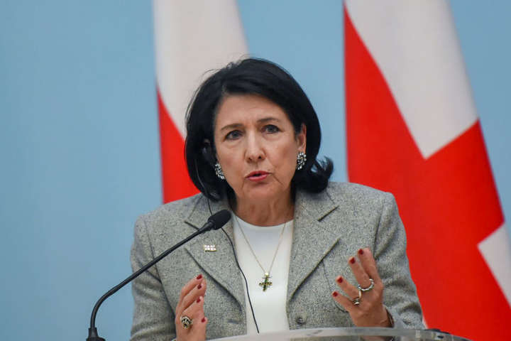 Президентка Грузії засудила нелегітимні вибори в Абхазії