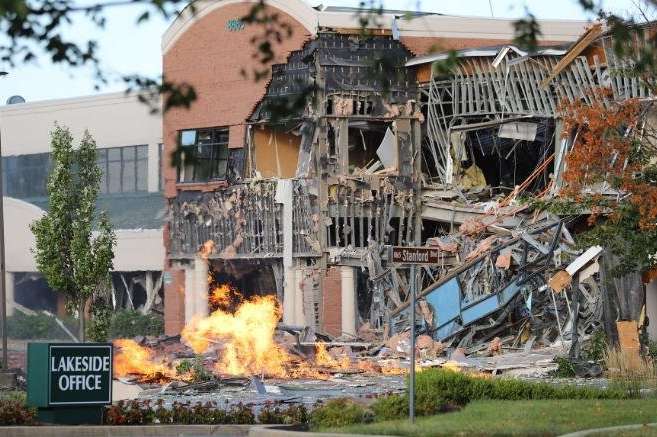 В американському штаті Меріленд вибухом зруйнувало частину торгового центру