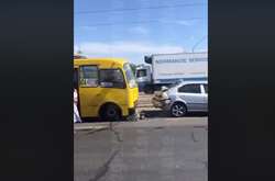 ДТП  біля станції метро «Чернігівська»   