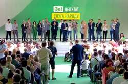 Президент, який відвідав зустріч з новообраними депутатами, не спілкувався з журналістами