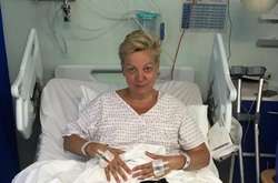 Гонтарева показала больничную палату, в которой лечится после ДТП