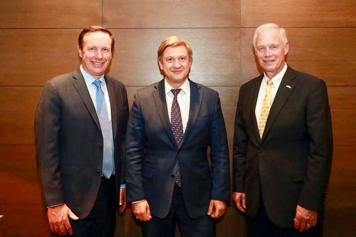 Данилюк обговорив з сенаторами США розширення оборонної підтримки України