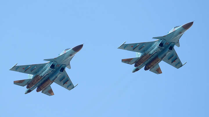 У Росії в небі зіткнулися два винищувачі Су-34 