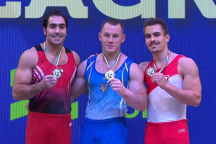 Українські гімнасти вибороли п’ять медалей на етапі Кубка світу