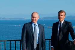 Макрон та Путін під час зустрічі на півдні Франції у серпні цього року