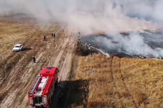 На полігоні Міноборони на Харківщині загорілися торфовища