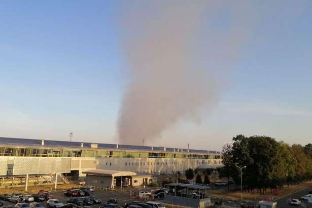 В аэропорту «Борисполь» вспыхнул пожар